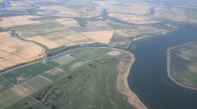 A view of the Sacramento delta from the air on Sept. 19, 2017