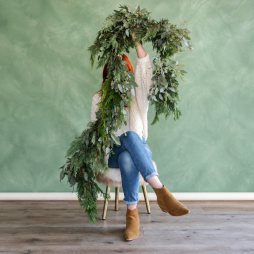 Becoming a Florist Series: Winter Greenery Garland Workshop