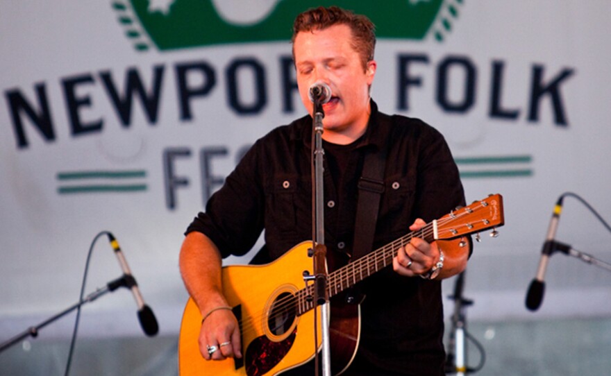 Jason Isbell performs at the 2013 Newport Folk Festival.