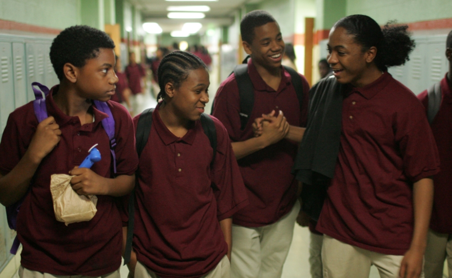 Actors Jermaine Crawford, Maestro Harrell, Tristan Wilds and Julito McCullum portrayed Baltimore students in the fourth season of HBO's The Wire.