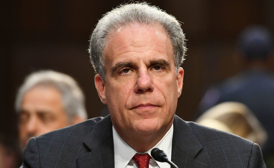 Justice Department Inspector General Michael Horowitz waits to testify before the Senate Judiciary Committee on June 18. He is testifying before the committee again on Wednesday.