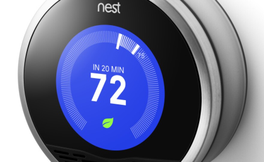 <a href="http://www.nest.com/living-with-nest/">Nest's thermostat</a> observes patterns in your house, then programs itself.