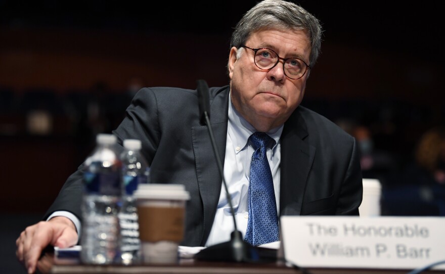 Attorney General William Barr appeared before the House Oversight Committee on Tuesday, 28, 2020. He has been making a political case for the president even as he serves in the administration.