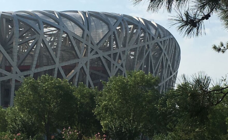 Beijing National Stadium, officially the National Stadium, also known as the "Bird's Nest," is a stadium in Beijing, The stadium was a joint venture among architects Jacques Herzog and Pierre de Meuron of Herzog & de Meuron, project architect Stefan Marbach, artist Ai Weiwei, and CADG which was led by chief architect Li Xinggang. The stadium was designed for use throughout the 2008 Summer Olympics.