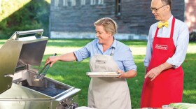 Test cook Julia Collin Davison shows host Chris Kimball how to make the ultimate Grilled Caesar Salad.
