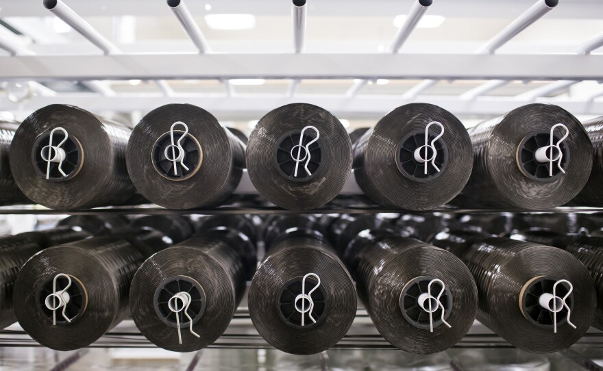 CTC Global uses reels of carbon in manufacturing its conductors, which improve efficiency in power lines. The company exports more than 80 percent of its products.