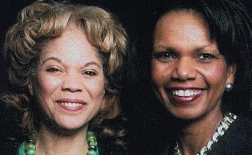 "We are very similar in many ways — but Connie is more driven than I am," says cousin Condoleeza Rice (right), laughing. "She works<em> all</em> the time."