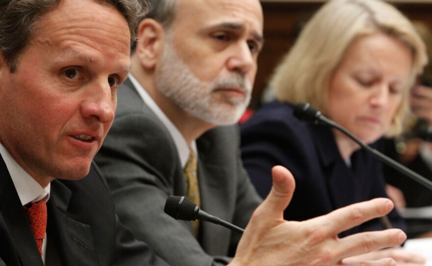 Treasury Secretary Timothy Geithner, Federal Reserve Chairman Ben Bernanke and Securities and Exchange Commission Chairman Mary Schapiro testify Tuesday before the House Financial Services Committee regarding the overhaul of financial regulations.