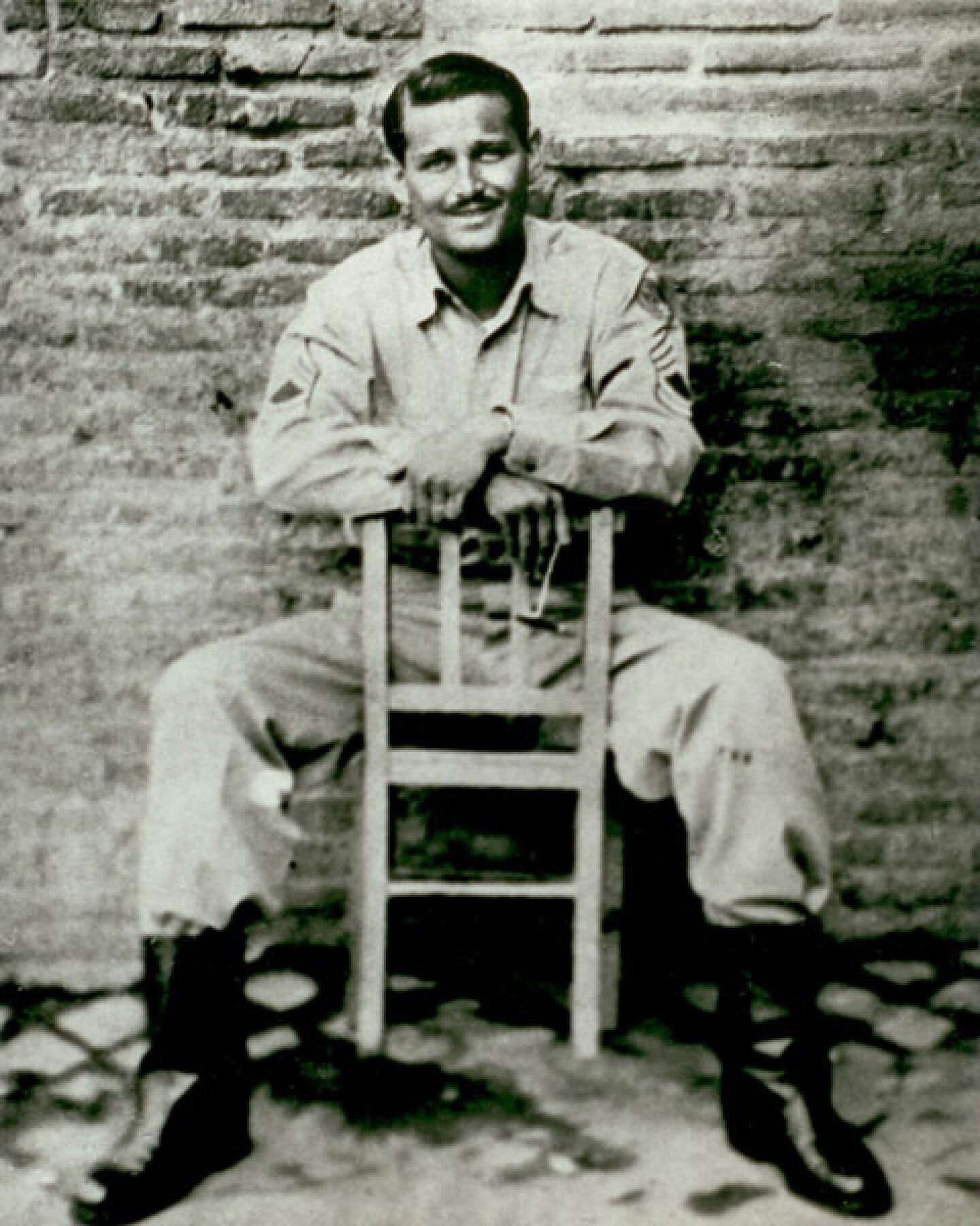 Norman Lear during his army days.