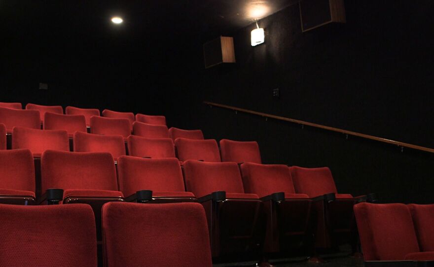 A look inside the 46-seat theater at North Park's Digital Gym Cinema, Dec. 24, 2014.