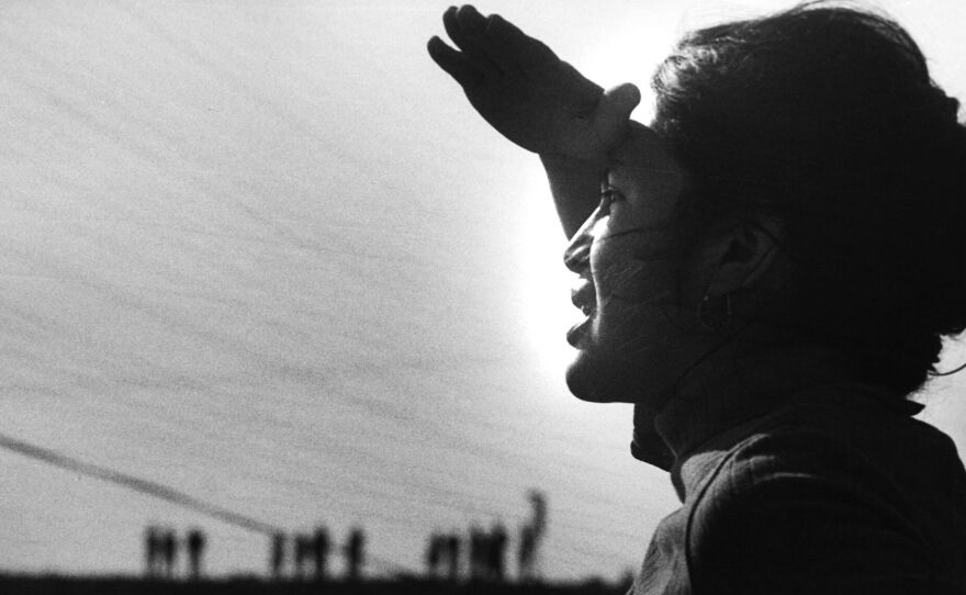 United Farm Workers leader Dolores Huerta at the Delano grape workers strike in Delano, Calif., 1966. The strike set in motion the modern farmworkers movement.