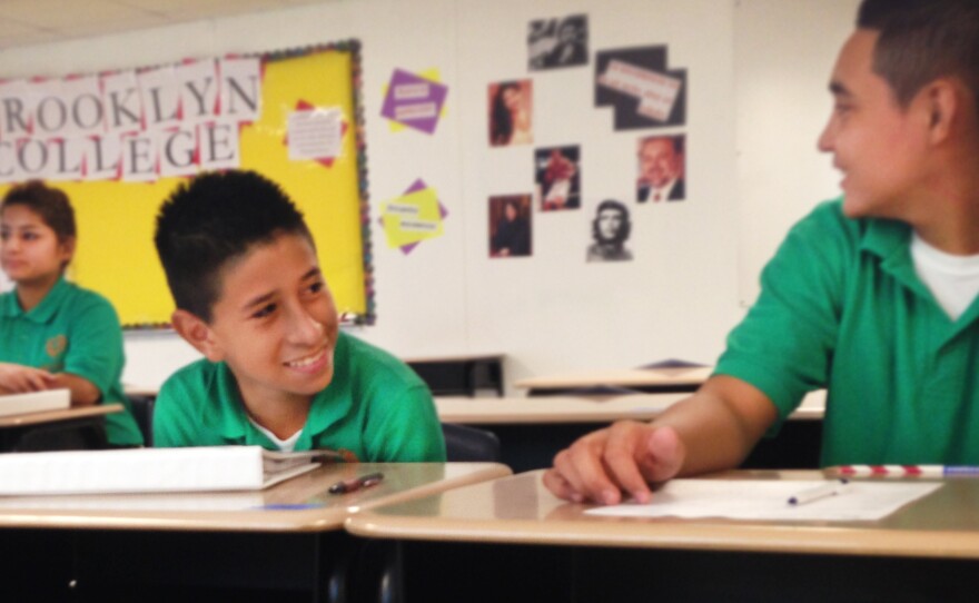 Yashua Cantillano, 14, arrived in New Orleans in June from Tegucigalpa, Honduras. He's now enrolled in a charter school, Carver Prep, on the city's east side.