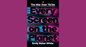 The cover of "Every Screen on the Planet" by author and Forbes journalist Emily Baker-White is seen in this graphic.