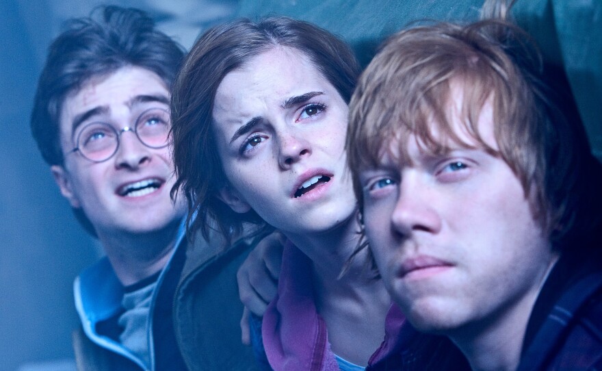 Daniel Radcliffe, Emma Watson, and Rupert Grint now in "Harry Potter and the Deathly Hallows, Part 2."