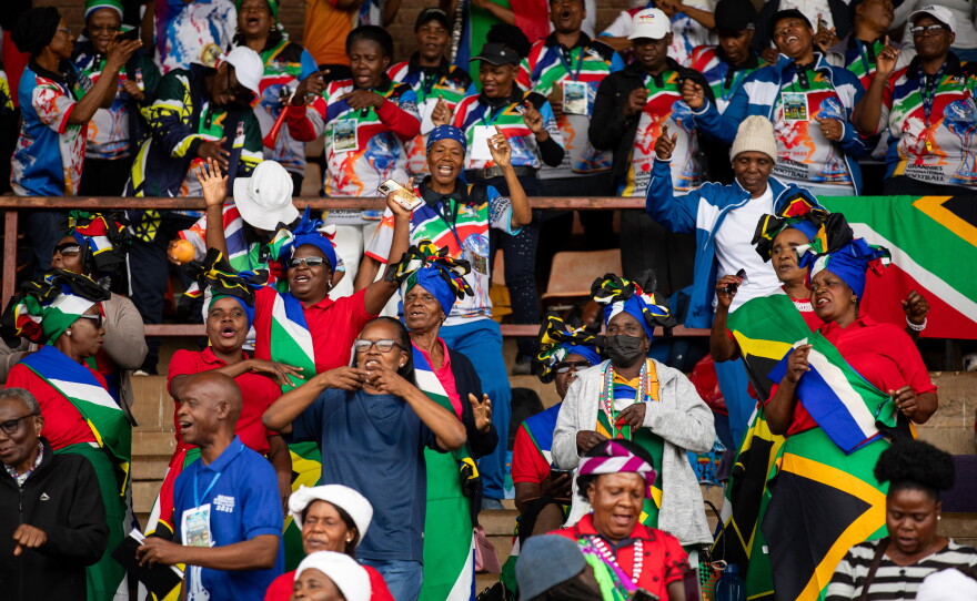 "Grannies" were the stars of the field — and a big part of the crowd. The stadium was packed with gogos (the Zulu word for grandmothers, which is widely and affectionately used throughout southern Africa). Some brought their sewing along, some had a nap when needed, but all cheered loudly for their favorite teams.