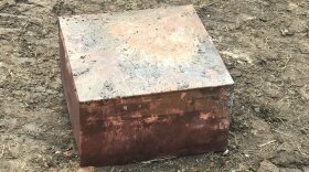 Virginia Gov. Ralph Northam tweeted this photo of what authorities believe is a time capsule discovered in Richmond.