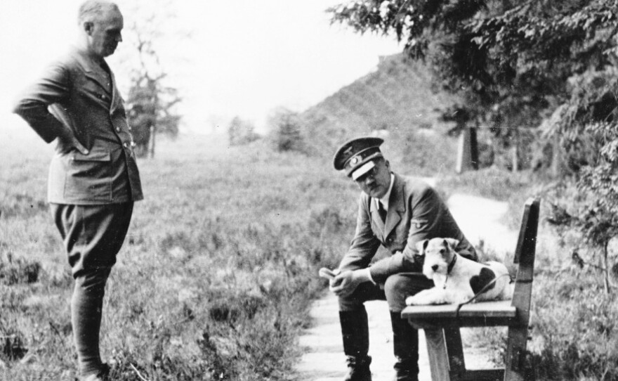 Adolf Hitler (right) with his foreign minister, Joachim von Ribbentrop, in 1941. A new study states that Germany's foreign ministry staff cooperated in the Holocaust much more than has previously been acknowledged. Von Ribbentrop was hanged for war crimes after the Nuremberg trials.
