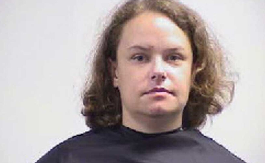 Suzanna Simpson, shown in a photo from the detention center in Pickens County, S.C., pleaded not guilty by reason of insanity in the killing of her two children.