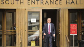 Manhattan District Attorney Cyrus R. Vance Jr. leaves court after a bail hearing was held for Dominique Strauss-Kahn.