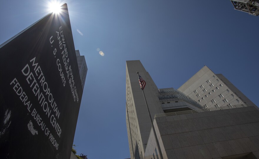 The Metropolitan Detention Center prison in Los Angeles is seen on July 14, 2019.