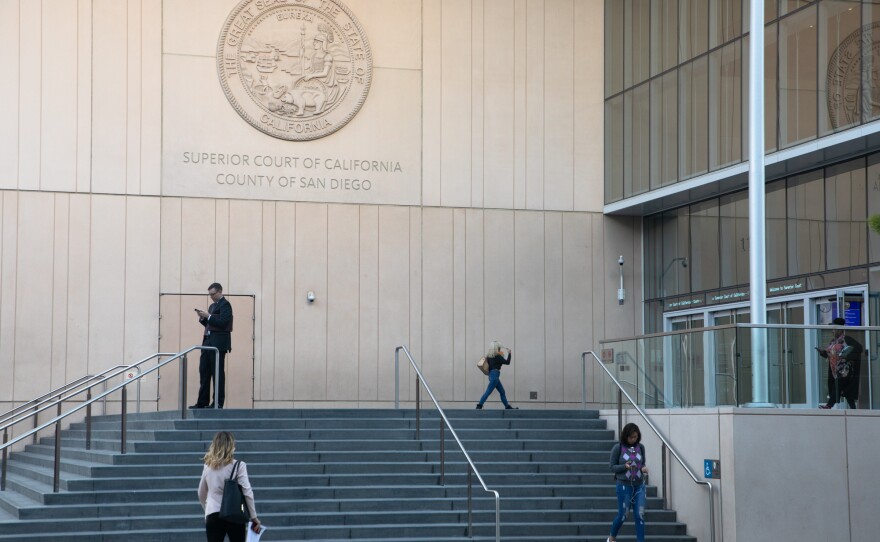 The San Diego Superior Court is shown on Jan. 3, 2020.