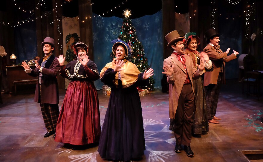 A scene from Cygnet Theatre's "A Christmas Carol."