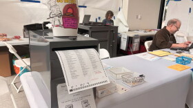 Voting booths are set up at an early vote center inside the California Museum in downtown Sacramento on May 27, 2026.