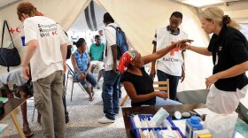 A new approach for the mental health community, "psychological first aid," takes a more practical, social work stance when dealing with disaster survivors. "You can't find your son? Well, this is who you need to talk to at the Red Cross to find your son."