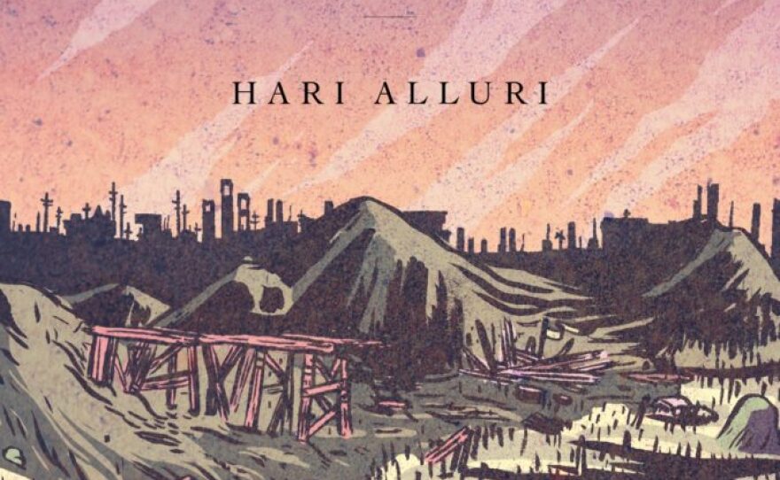 Book cover, "The Flayed City" by San Diego poet Hari Alluri.