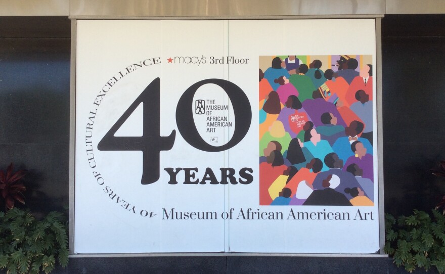 The Museum of African American Art in Los Angeles is a "micro museum" tucked away on the third floor of a Macy's in the city's Crenshaw district. The museum has been closed since March 2020.