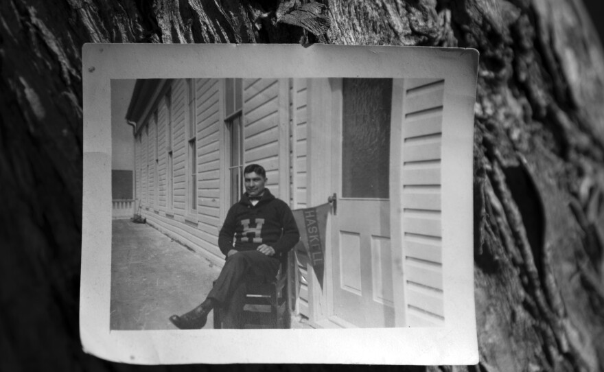 McGillis was born in present-day Minnesota and spent his early years immersed in ancestral Anishinaabe customs and language. He attended a boarding school like many other Native American children due to the federal push for assimilation. While at the Haskell Institute, he wrote for the newspaper, played football and created life-long friendships with other scholars and athletes such as Jim Thorpe.