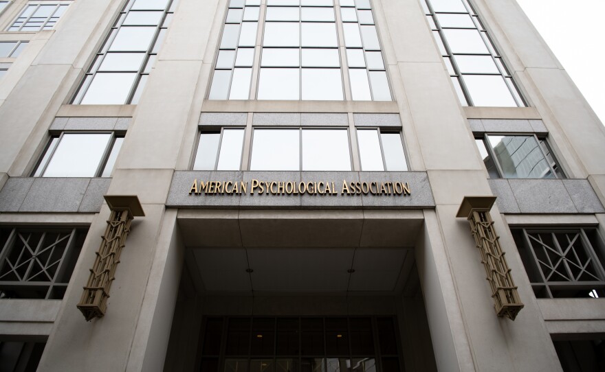 A general view of the American Psychological Association headquarters in Washington, D.C., on April 23, 2020 amid the Coronavirus pandemic.