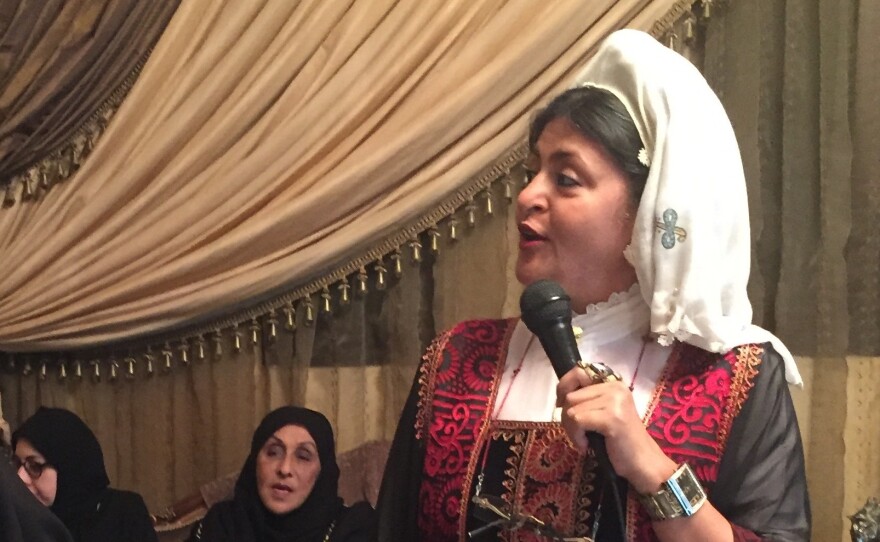 Hatoon al-Fassi, speaking at a women's forum in Riyadh a week before the election.