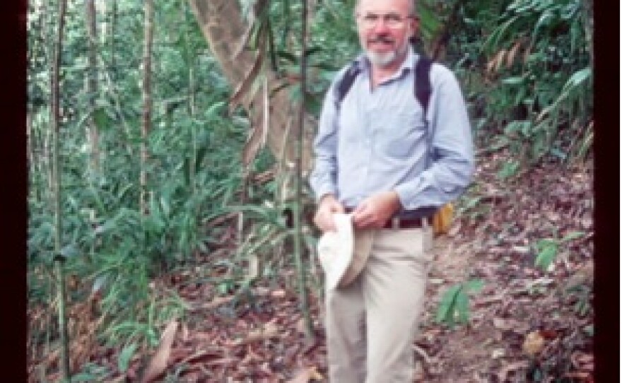 David Woodruff, pictured here in 1990, has been traveling to Thailand for more than 20 years to study forest fragmentation.