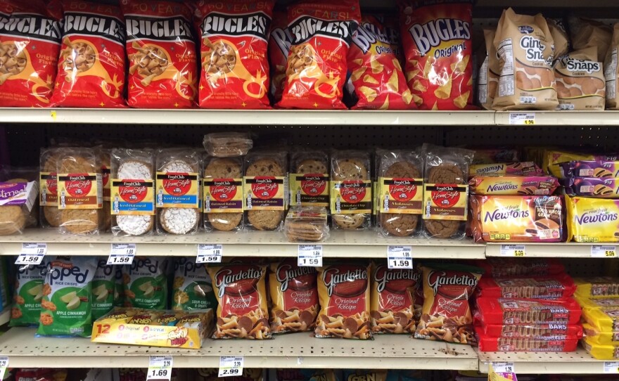 About 15,000 families on the Navajo Nation live without electricity. So all of their food has to be non perishable.