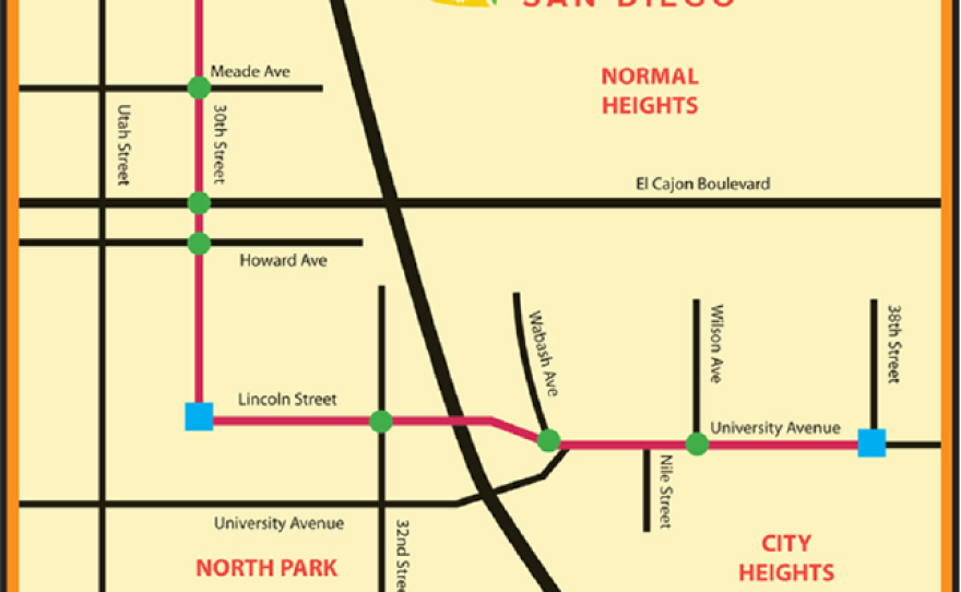 A map of the route for CiclosDias.