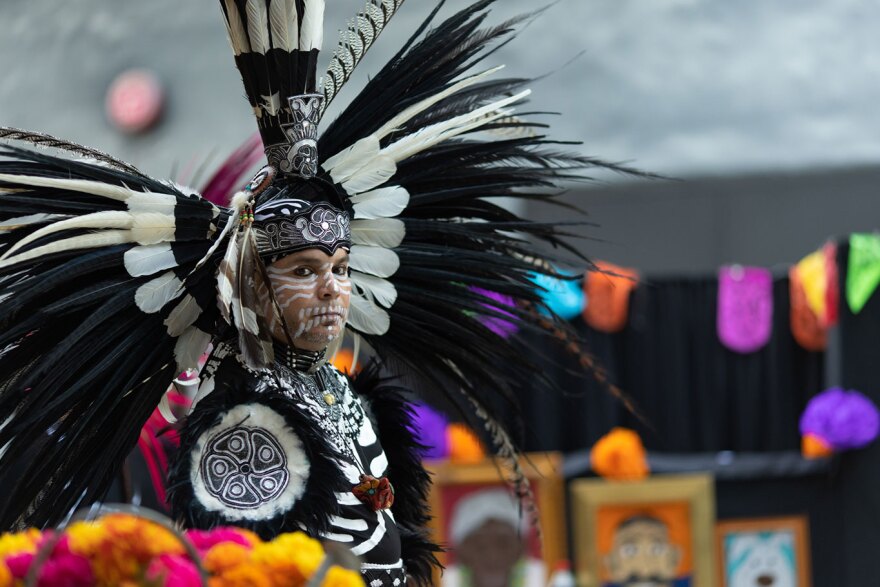 The Old Globe's AXIS Day of the Dead event is shown in a 2021 photo.