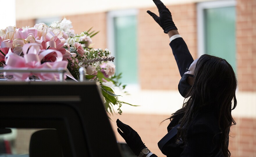 Funeral at Franklin Avenue Baptist Church, New Orleans. August 2020.