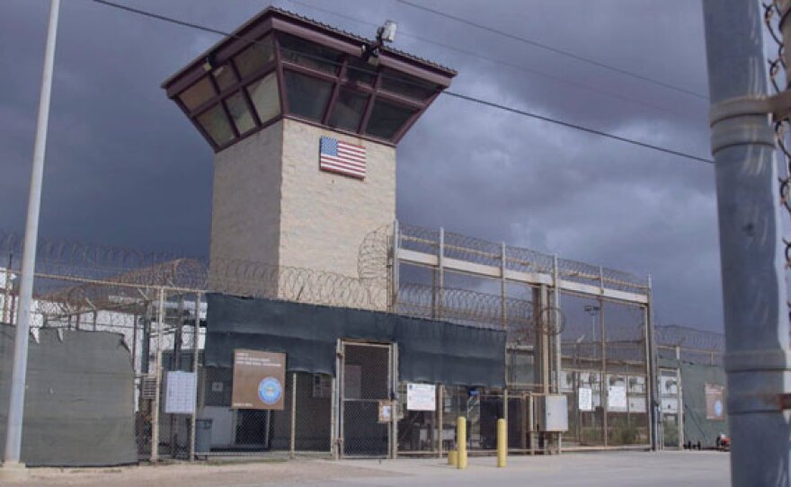 This photo shows the outside of Camp VI at the Guantanamo Bay prison in Cuba. In collaboration with NPR, "Out Of Gitmo" tells the dramatic story of a Gitmo detainee released from the controversial U.S. prison after 14 years, and the struggle over freeing prisoners once deemed international terrorists. Also in this two-part hour, a second segment with Retro Report explores the untold history of the Guantanamo Bay prison.