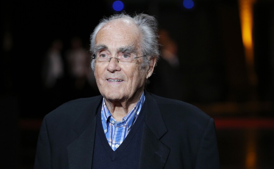 French composer Michel Legrand arrives at the opening ceremony of the 6th Lumiere Festival in 2014. Legrand died Saturday.