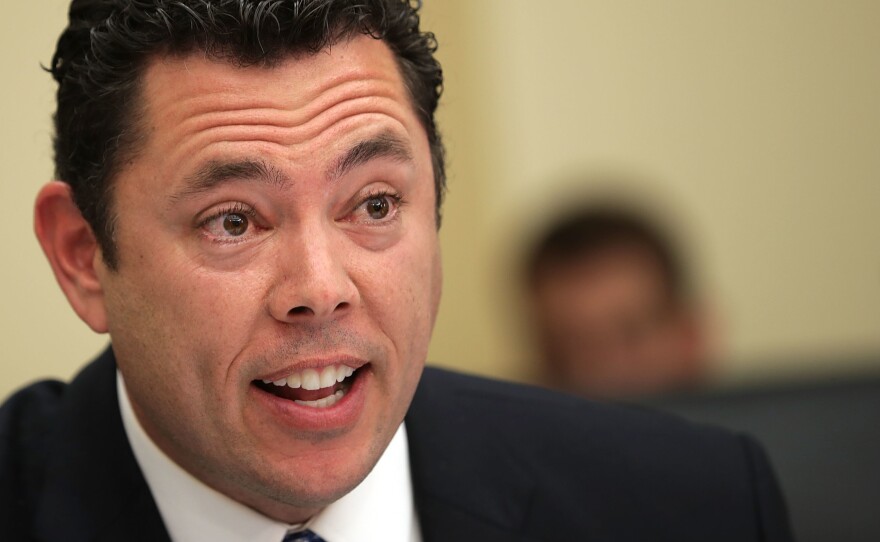 Rep. Jason Chaffetz speaks during a hearing on Capitol Hill in 2016.