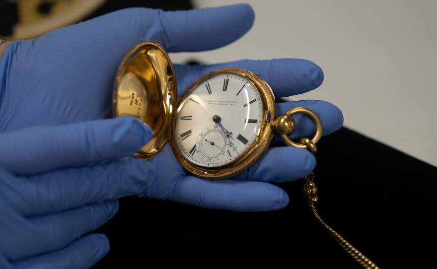 Abraham Lincoln's pocket watch at the Smithsonian National Mueseum of American History.