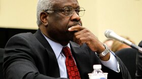 Supreme Court Justice Clarence Thomas rarely speaks from the bench.