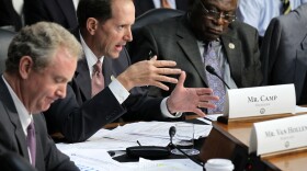 <p> U.S. Rep. Dave Camp, R-Mich., speaks during a hearing before the Joint Deficit Reduction Committee in September. Since the supercommittee's formation in August, the House and Senate appropriations committees have seen their powers diminish.</p>