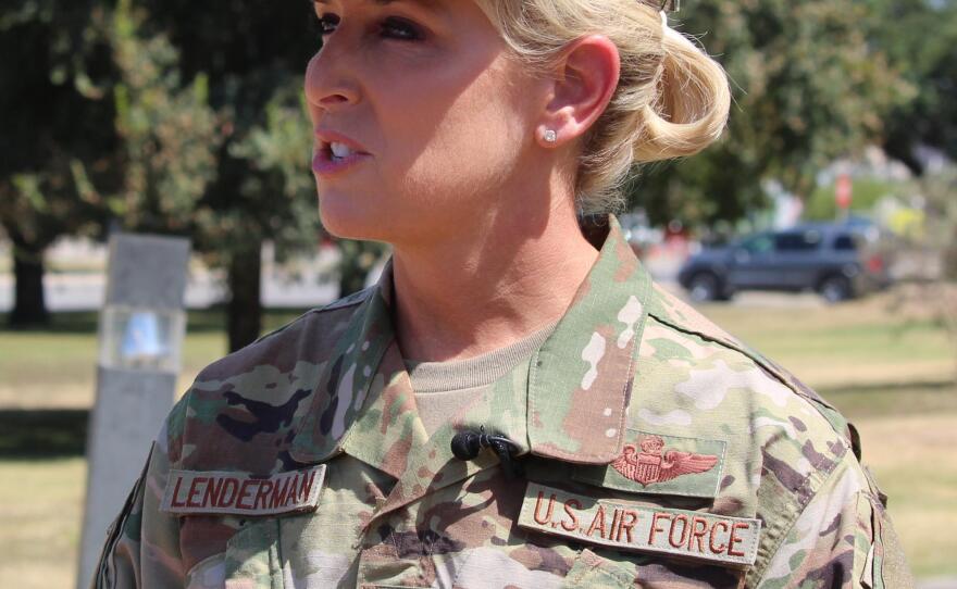 Brig. Gen. Laura Lenderman, the commander of the 502nd Air Base Wing, is pictured in this undated photo.