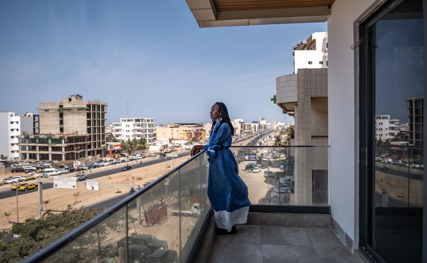 Aminata Diallo, acting head of Senegal's Great Green Wall Agency, at the agency's offices in Dakar, Senegal.
