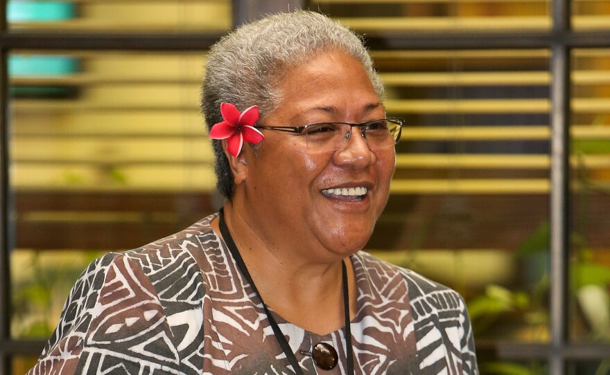A court ruling has ended a months-long political crisis, allowing Fiame Naomi Mata'afa (shown here in 2013) to become the first woman to lead Samoa.
