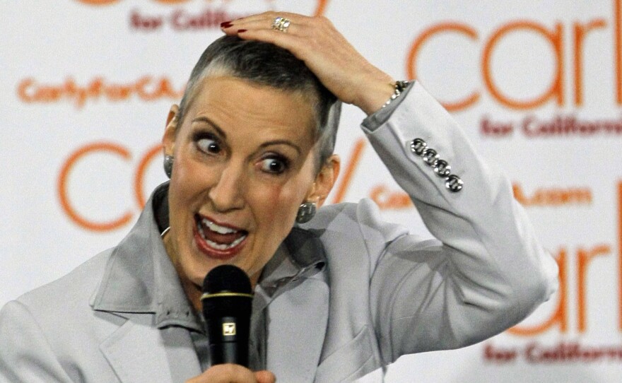 Carly Fiorina, having just completed breast cancer treatment, announced her run for California Senate in 2009.
