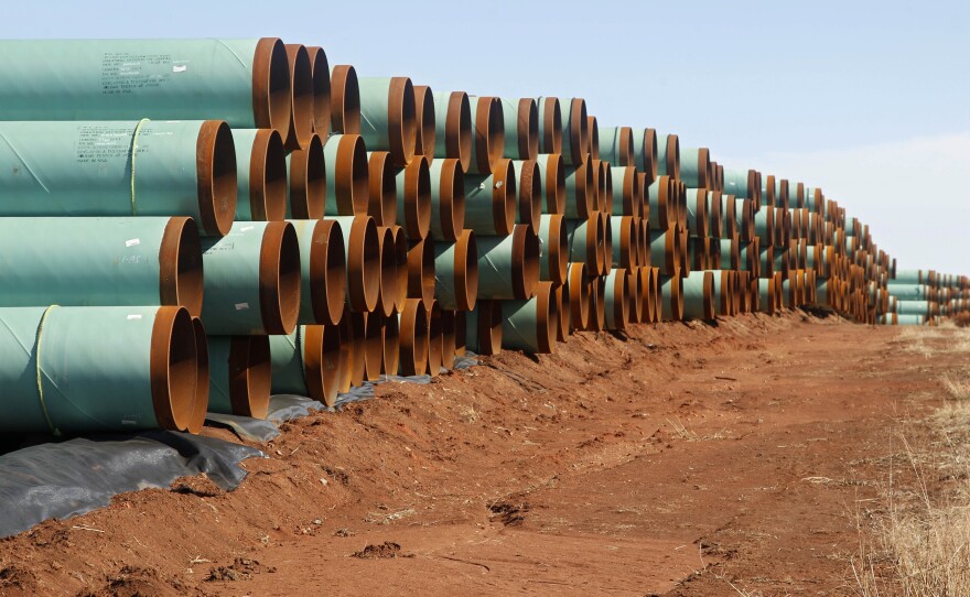 Legislation to approve the Keystone XL pipeline is the latest Senate Bill 1. President Obama has vowed to veto it.