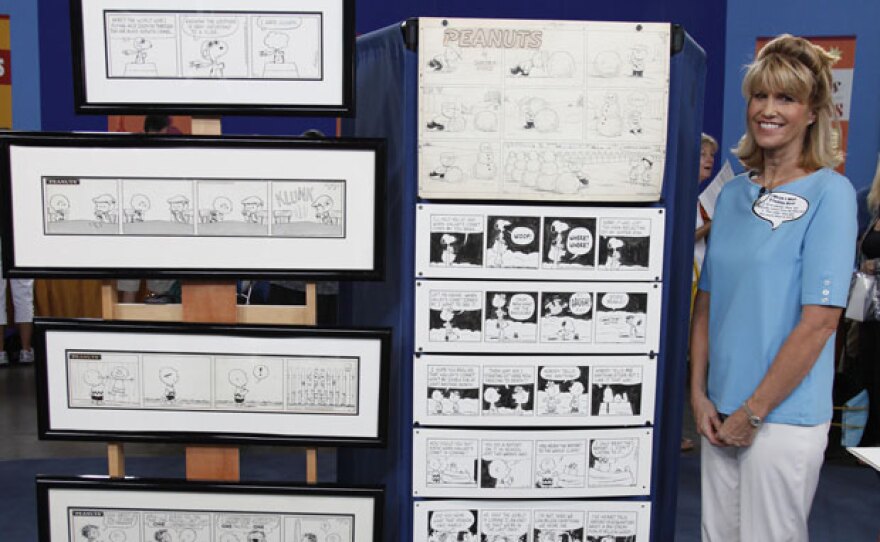At ANTIQUES ROADSHOW in Phoenix, Arizona, this guest brings in an extensive collection of original art from cartoonist Charles Schulz’ iconic comic strip “Peanuts.” Appraiser Gary Sohmers is delighted to see such a varied collection and assigns a hefty insurance value of $350,000.